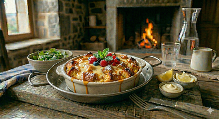 Gâteau de brioche perdue