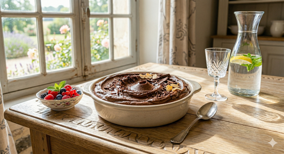 Mousse au chocolat intense